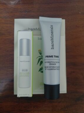 bareMinerals Bundle Prime Time Hydrate & Glow Primer & AGELESS Night Concentrate